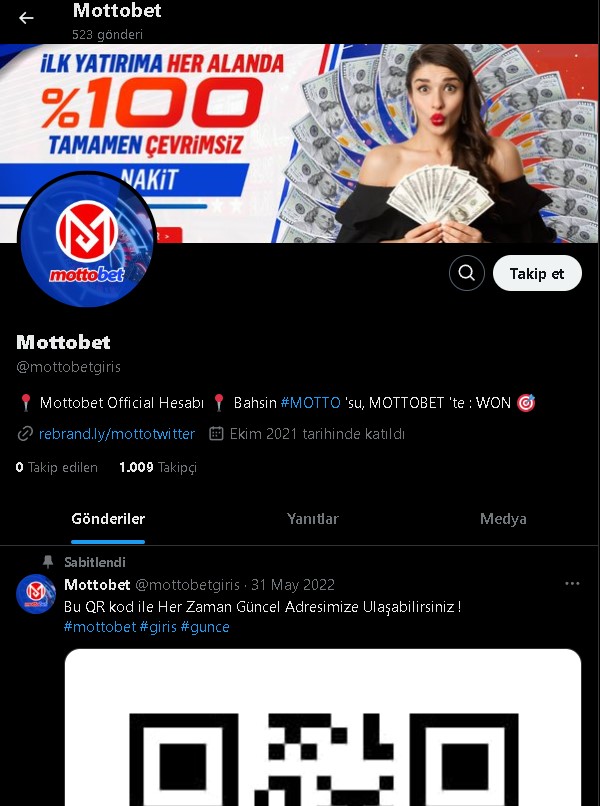 Mottobet Twitter